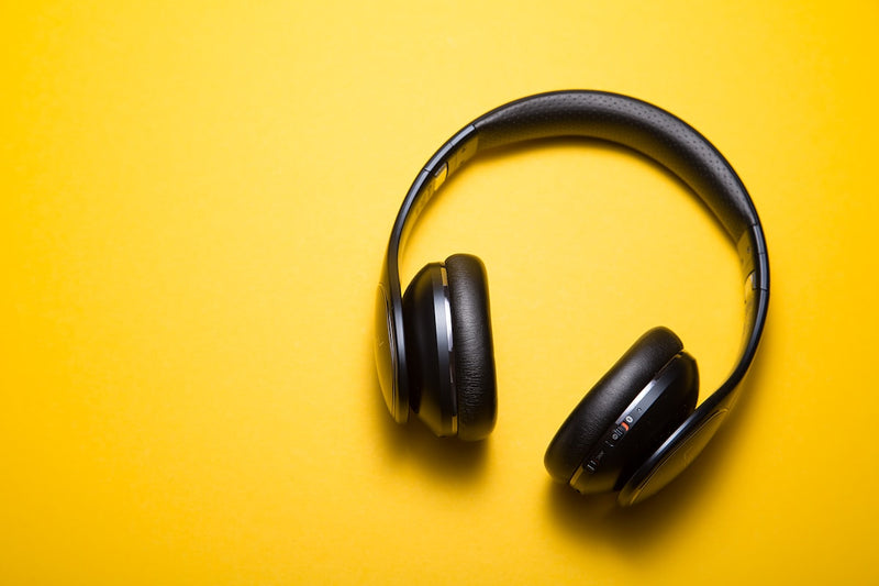 Black wireless noise cancelling over-ear headphones