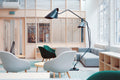 Modern ergonomic office desk
