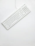 Gaming keyboard close up