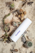 White smart air purifier in room