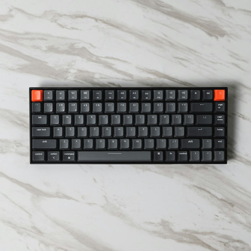 KeyForge Premium 75% Custom Hot-Swappable Mechanical Gaming Keyboard showcasing modern clean aesthetics and premium packaging