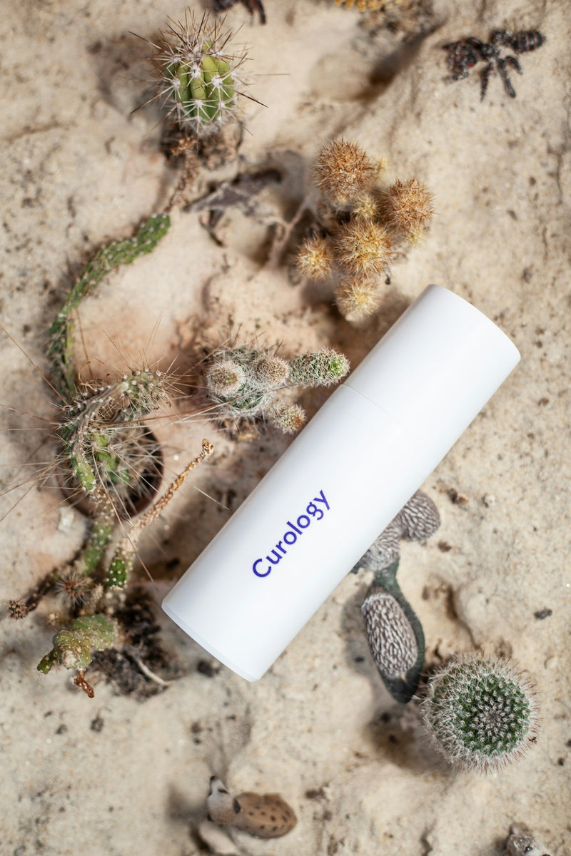 White smart air purifier in room