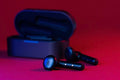 Earbuds in charging case